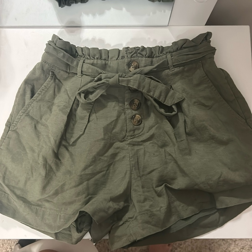 Linen American Eagle Shorts